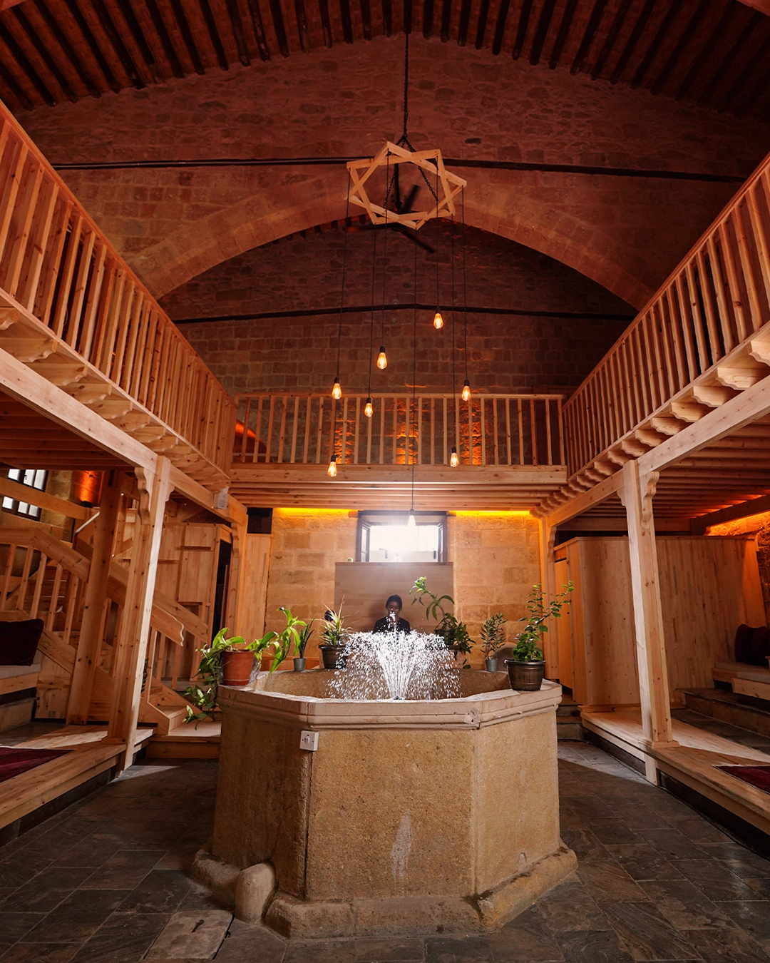 The historic cooling hall